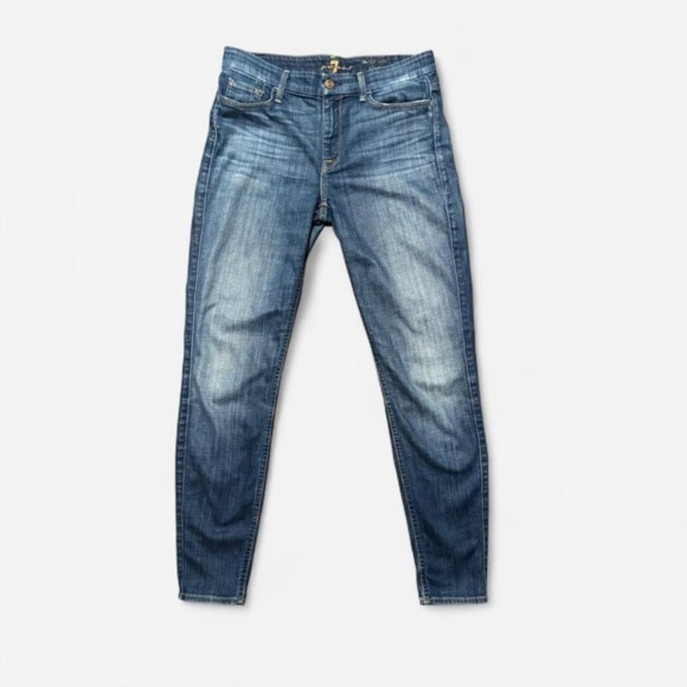 7 For All Mankind High Waist‎ Skinny Jeans Size 29